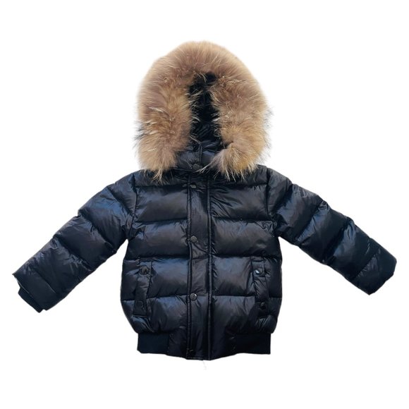 FATFATYANG Other - Parka Winter Fur Feather Jacket Hooded Slim White Duck Down Short Parkas Sz 2